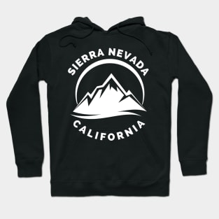 Sierra Nevada California - Sierra Nevada Ski Snowboard Mountain California Yosemite Travel Hoodie